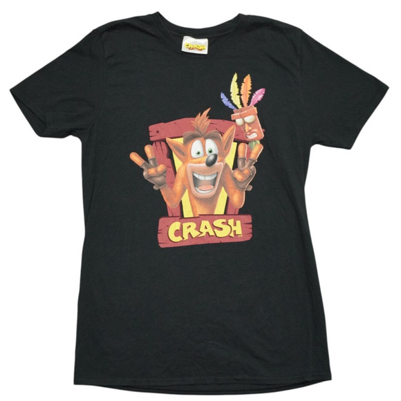 Vintage Crash Bandicoot Graphic T-Shirt - Picture 1 of 7